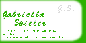 gabriella spieler business card